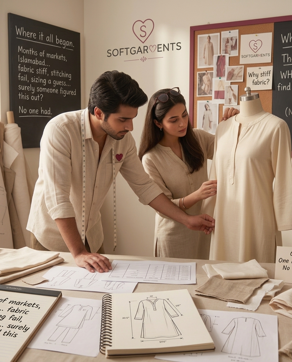 The beginning of Softgarments — a frustrated question